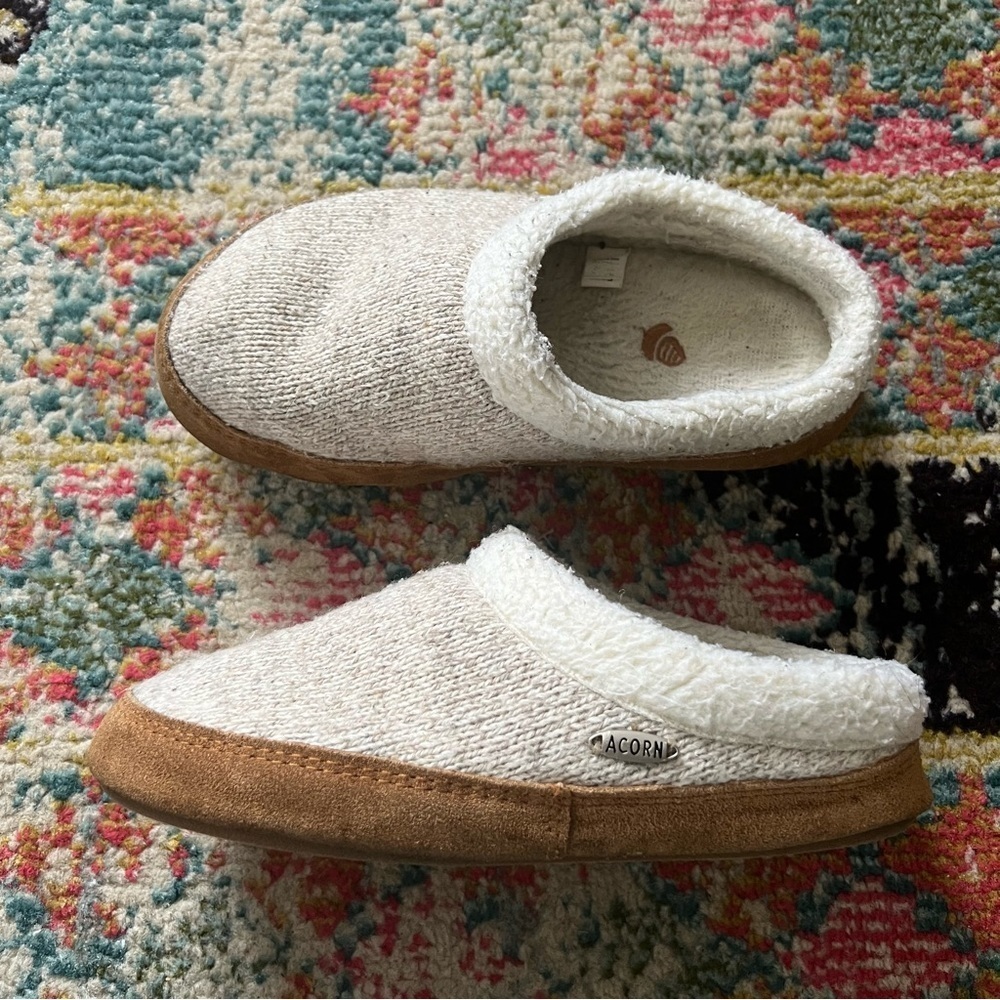 Women's Acorn Acorn Moc Ragg Slipper Size 5-6